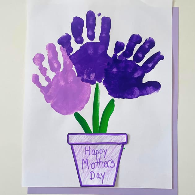 Easy Handprint Keepsake Ideas for Mother's Day - Twinkl